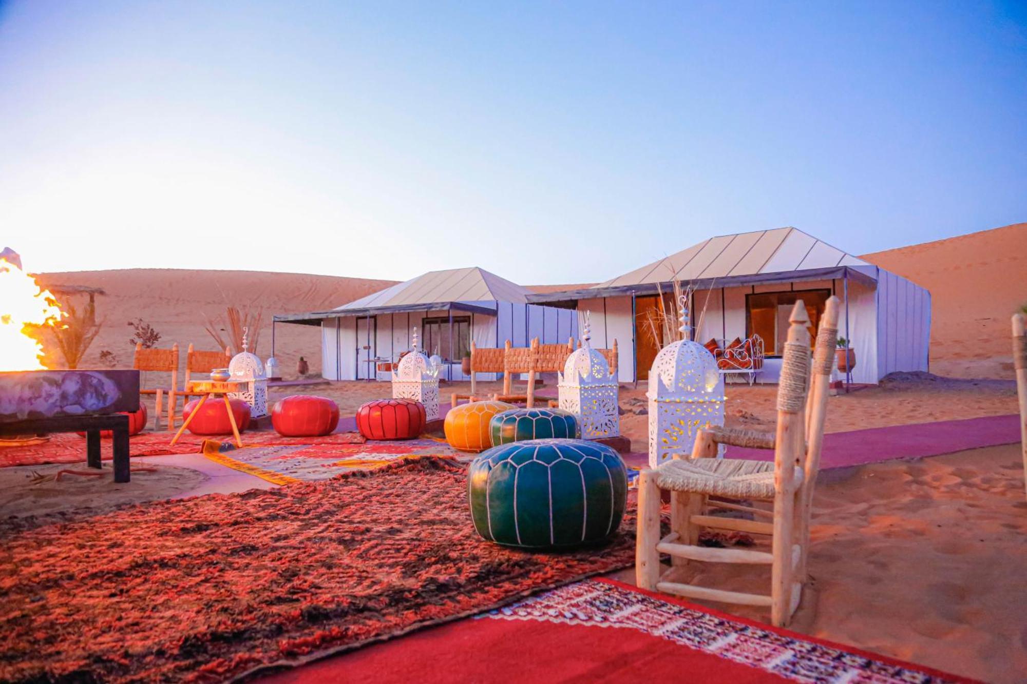 Nizar Luxury Tent เมอร์ซูกา ภายนอก รูปภาพ