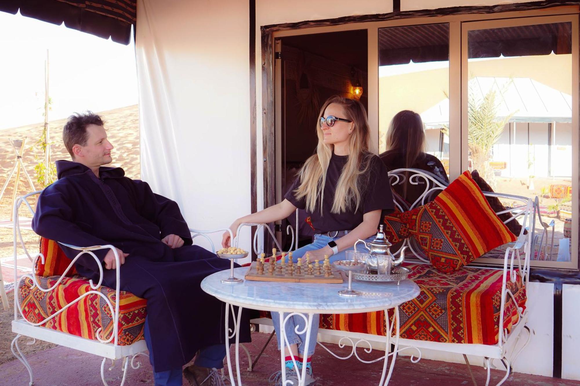 Nizar Luxury Tent เมอร์ซูกา ภายนอก รูปภาพ
